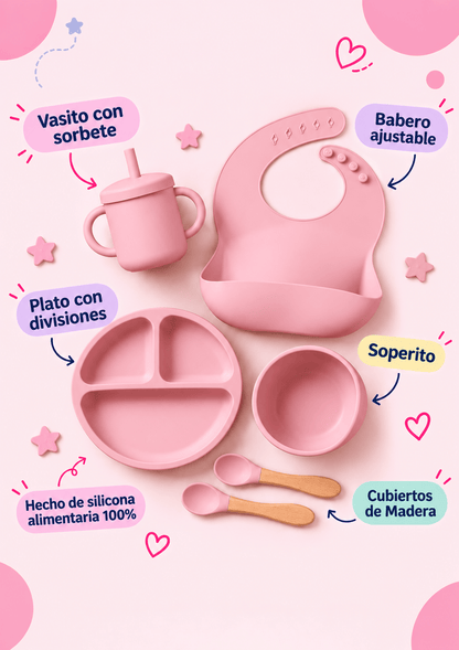 SET DE UTENSILIOS PARA BEBES